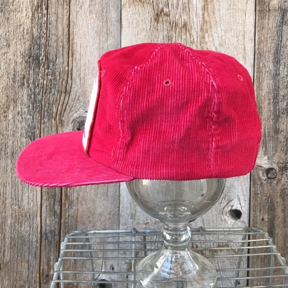 VTG 70s-80s KUHS Cross Country Team Corduroy Snapback Hat, OS - Picture 5 of 9